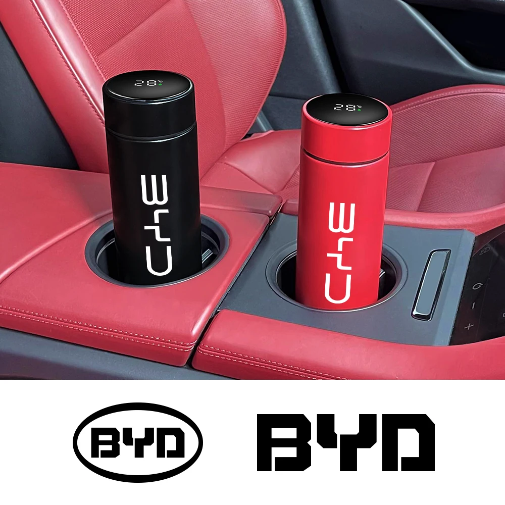 BYD Smart Thermos Bottle – Fits Tang/E6/Yuan+/Song Max - Image 2